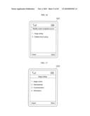 Method and apparatus for displaying messages in an idle state of mobile terminal, driving an application for an idle state in a mobile terminal and providing idle state contents for a mobile terminal diagram and image