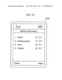 Method and apparatus for displaying messages in an idle state of mobile terminal, driving an application for an idle state in a mobile terminal and providing idle state contents for a mobile terminal diagram and image