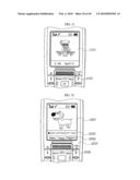 Method and apparatus for displaying messages in an idle state of mobile terminal, driving an application for an idle state in a mobile terminal and providing idle state contents for a mobile terminal diagram and image