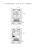 Method and apparatus for displaying messages in an idle state of mobile terminal, driving an application for an idle state in a mobile terminal and providing idle state contents for a mobile terminal diagram and image