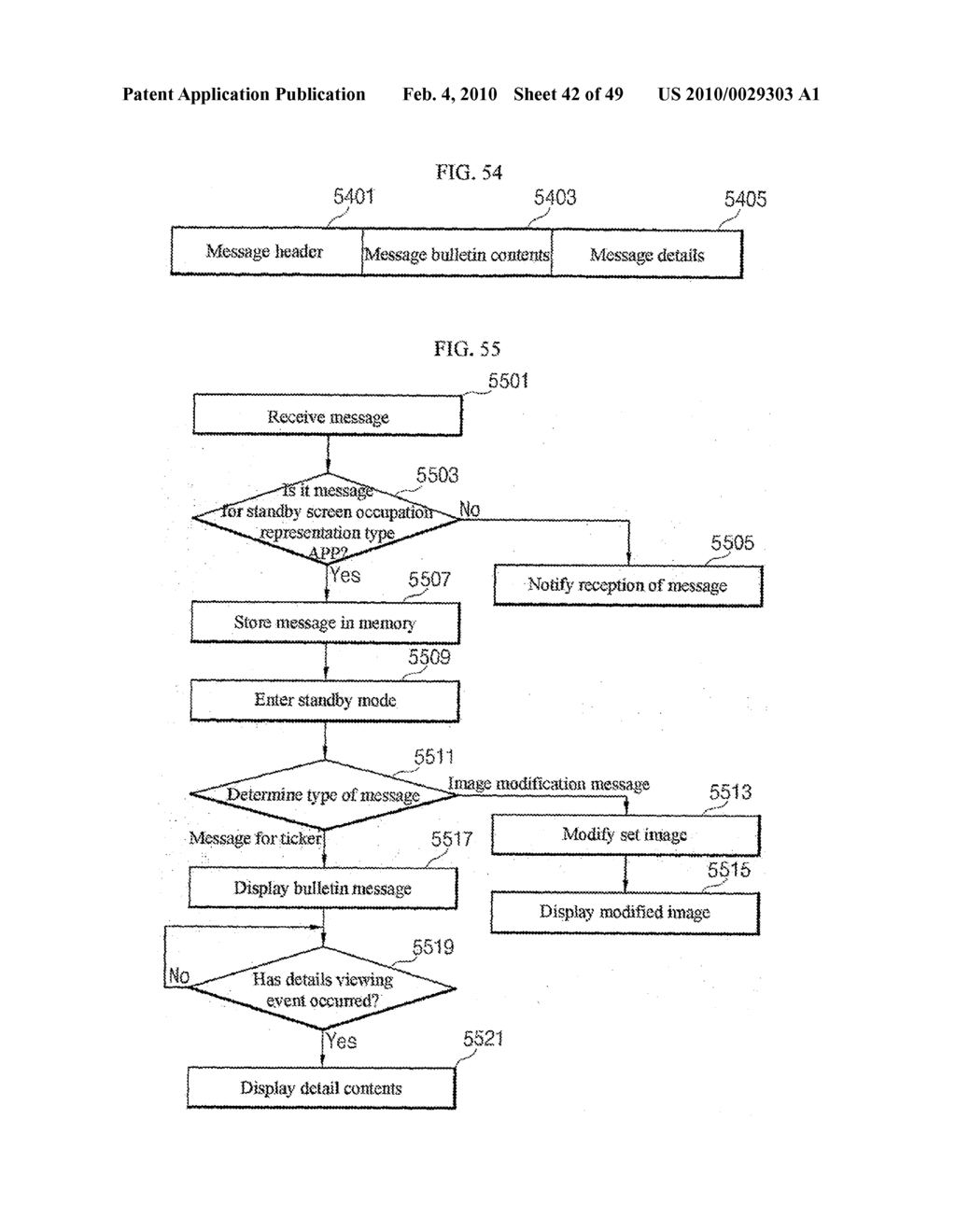 Method and apparatus for displaying messages in an idle state of mobile terminal, driving an application for an idle state in a mobile terminal and providing idle state contents for a mobile terminal - diagram, schematic, and image 43