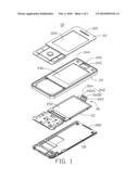 ELECTRONIC DEVICE WITH TELEPHONE RECEIVER diagram and image