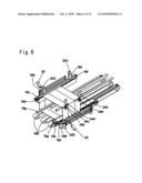 Method and apparatus for bonding a sheet for a corrugated cardboard box diagram and image