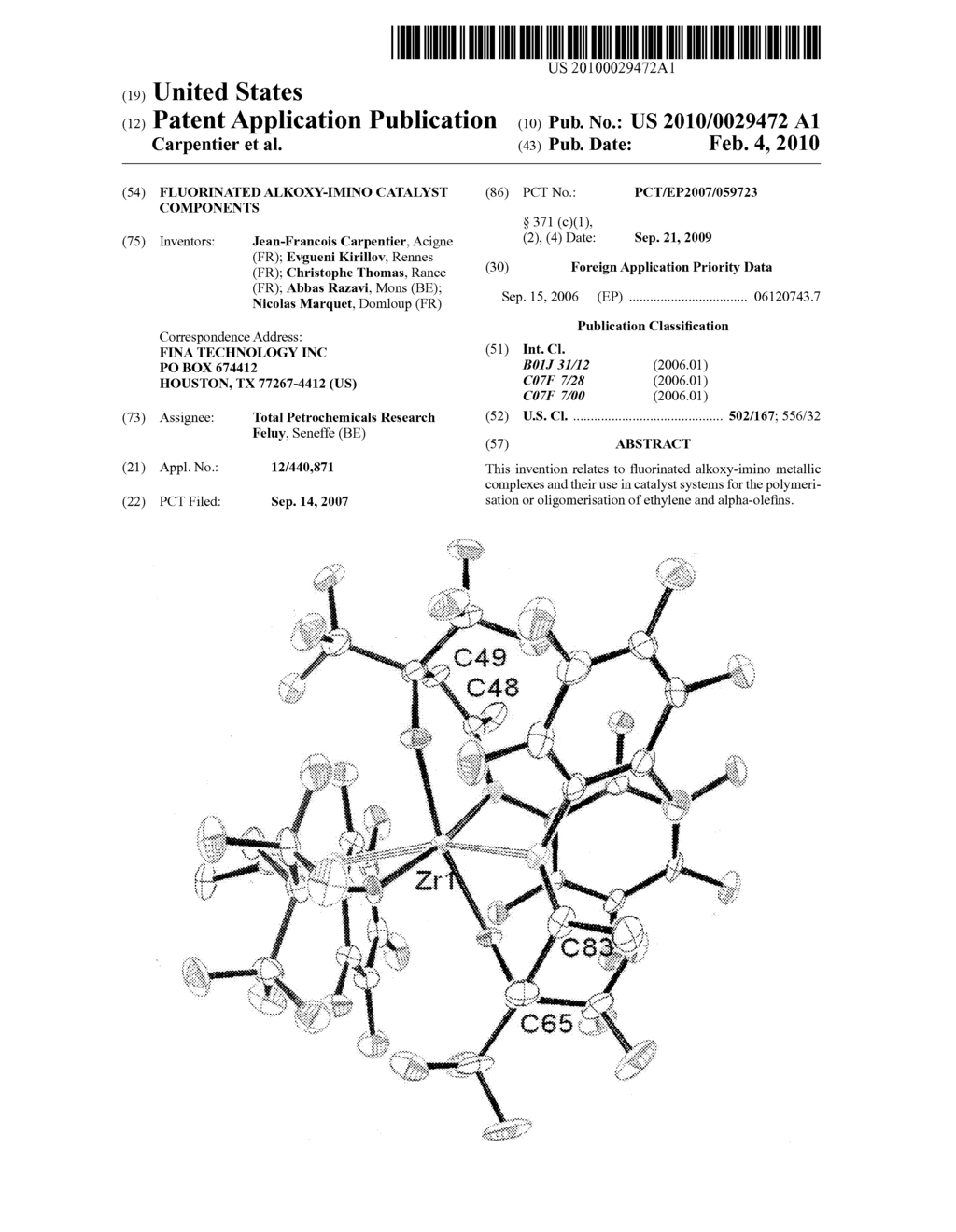 Fluorinated Alkoxy-Imino Catalyst Components - diagram, schematic, and image 01