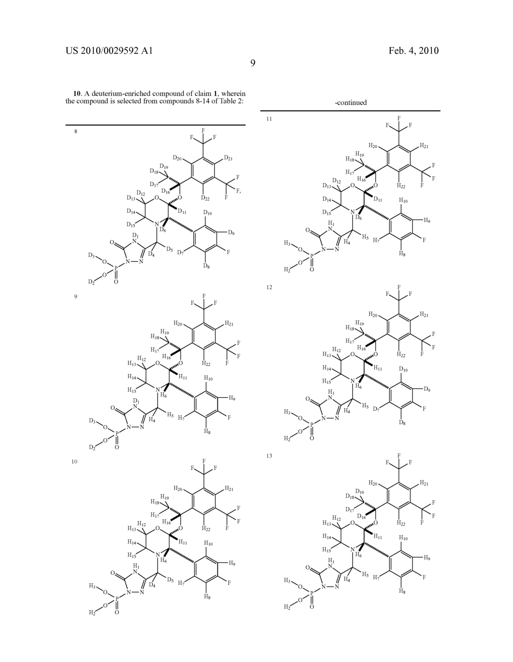 DEUTERIUM-ENRICHED FOSAPREPITANT - diagram, schematic, and image 10