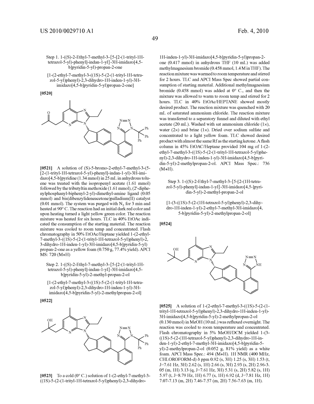 COMPOUNDS HAVING BOTH ANGIOTENSIN II RECEPTOR ANTAGONISM AND PPARy ACTIVATING ACTIVITIES - diagram, schematic, and image 55