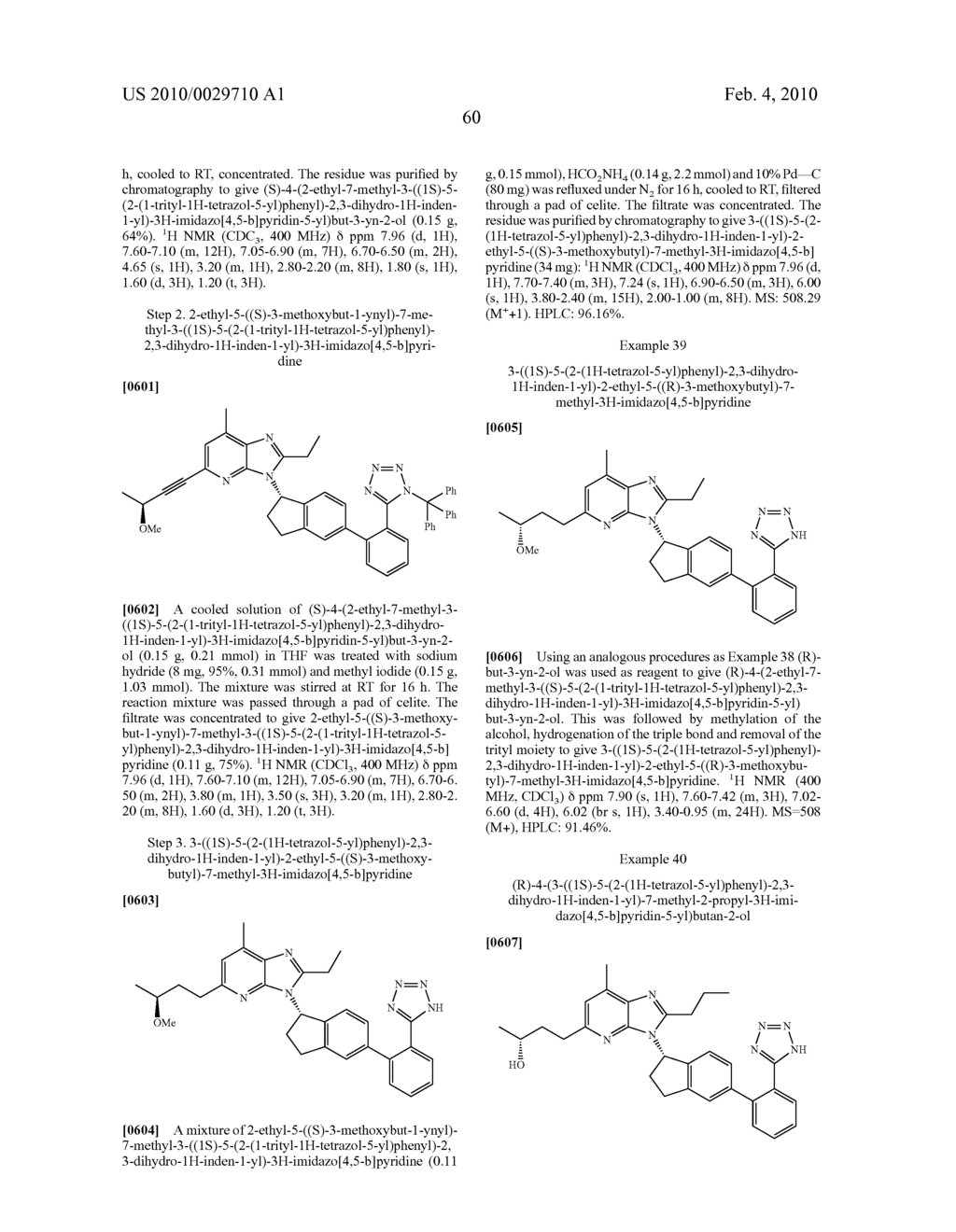 COMPOUNDS HAVING BOTH ANGIOTENSIN II RECEPTOR ANTAGONISM AND PPARy ACTIVATING ACTIVITIES - diagram, schematic, and image 66