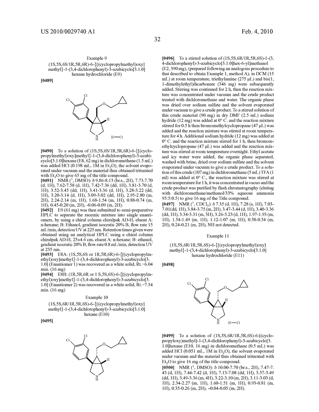 AZABICYCLIC COMPOUNDS AS SEROTONIN, DOPAMINE AND NOREPINEPHRINE RE-UPTAKE INHIBITORS - diagram, schematic, and image 33