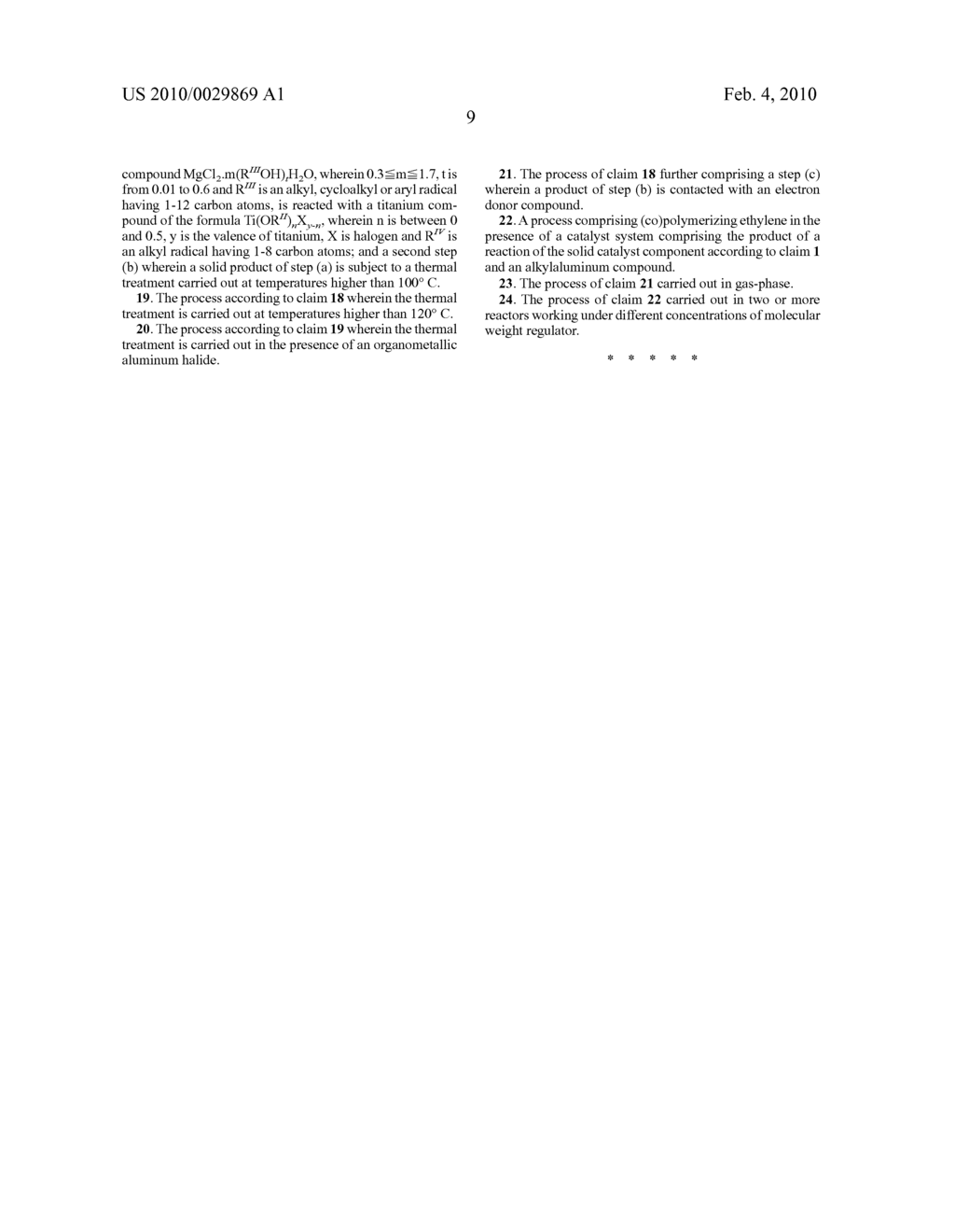 Catalyst components for the polymerization of olefins and catalysts therefrom obtained - diagram, schematic, and image 10