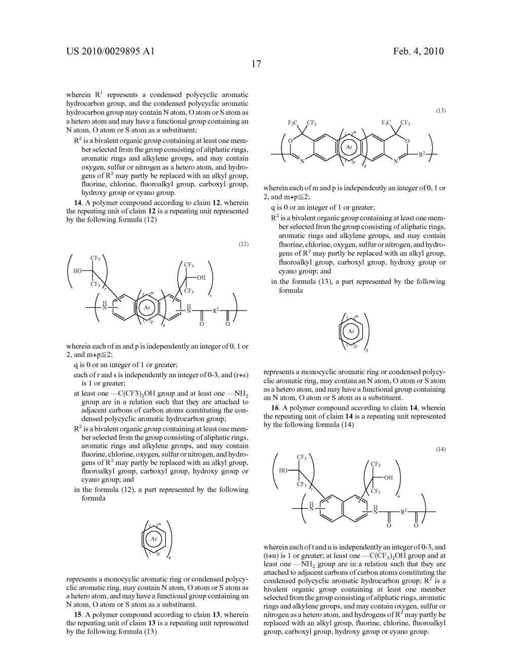 Fluorinated Diamine and Polymer Formed Therefrom - diagram, schematic, and image 18