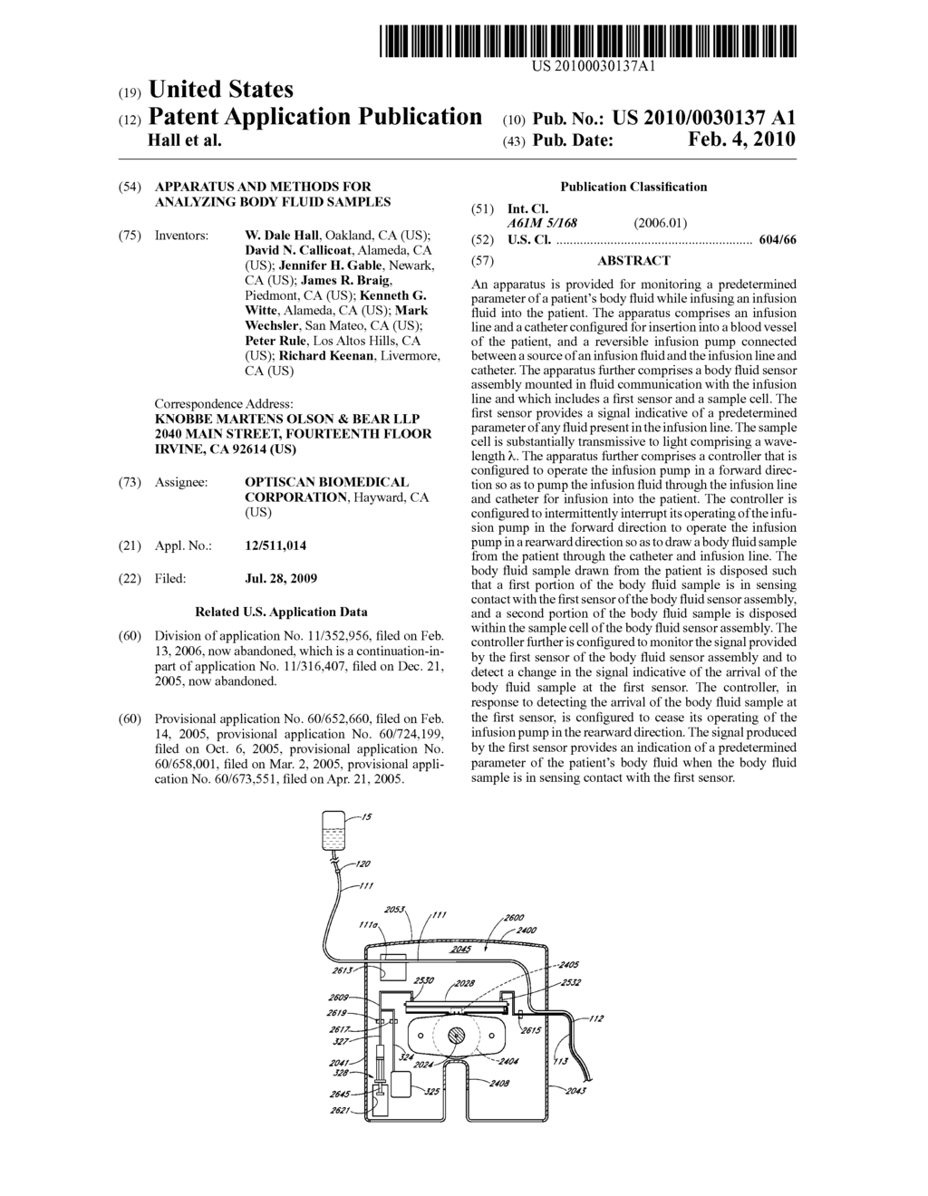 APPARATUS AND METHODS FOR ANALYZING BODY FLUID SAMPLES - diagram, schematic, and image 01