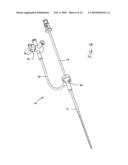 Stretchable-diameter inserter for hemodynamic studies and related operations diagram and image