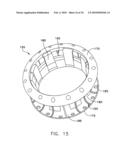 Fixation band for affixing a prosthetic heart valve to tissue diagram and image