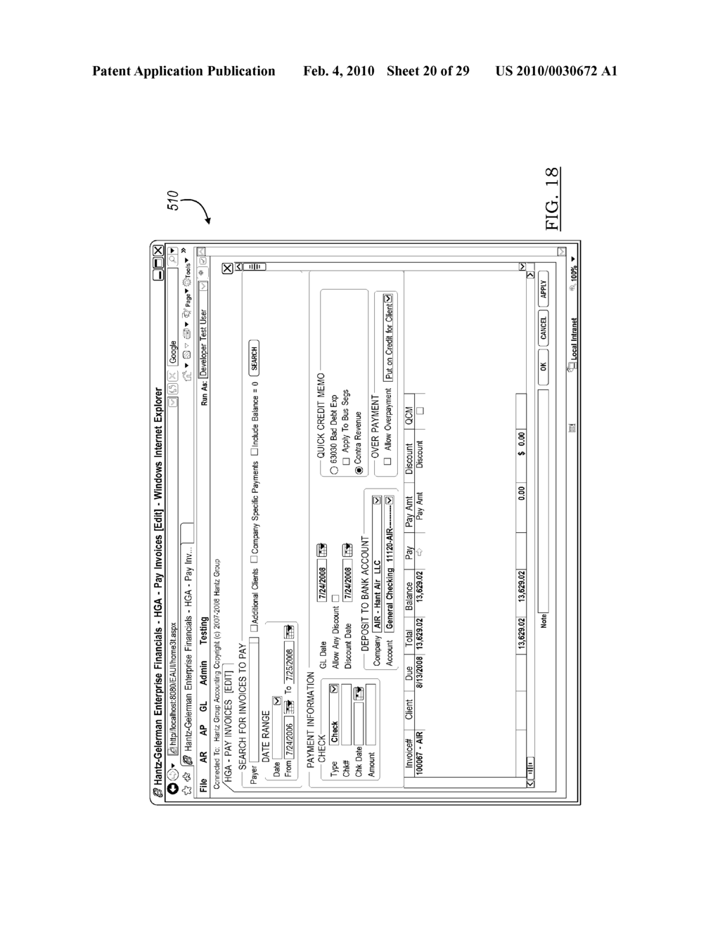 MULTI-COMPANY BUSINESS ACCOUNTING SYSTEM AND METHOD FOR SAME INCLUDING JOURNALS - diagram, schematic, and image 21