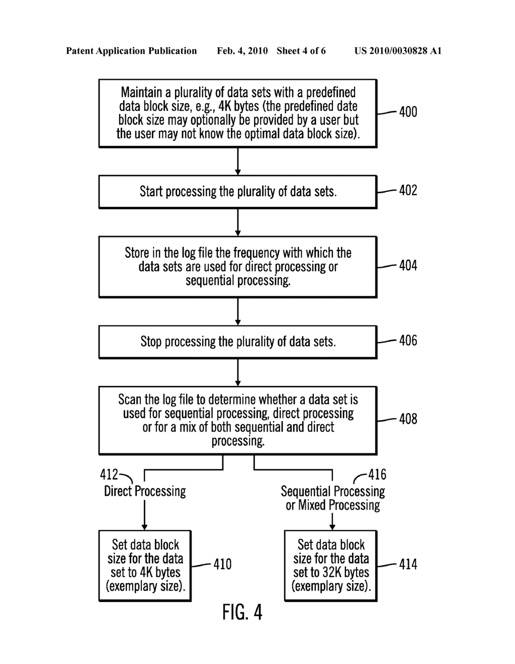 DETERMINATION OF INDEX BLOCK SIZE AND DATA BLOCK SIZE IN DATA SETS - diagram, schematic, and image 05