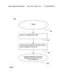 Technique for providing services in a service provisioning network diagram and image