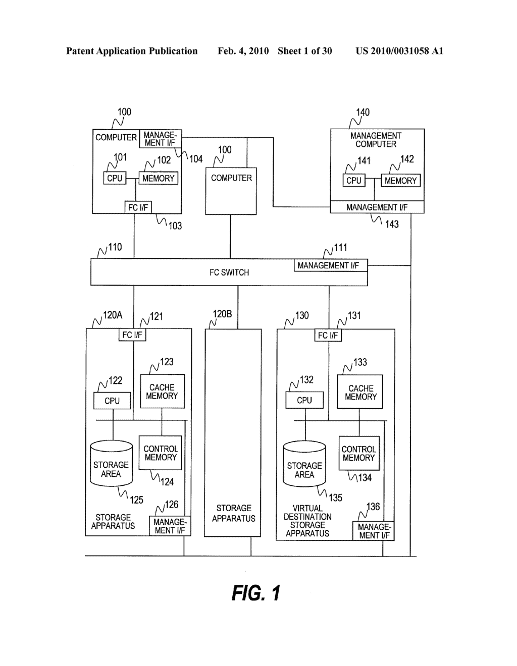 Computer System, Storage System and Management Computer for Backing Up and Restore Encryption Key for Storage System Incorporating Therein a Stored Data Encryption Function - diagram, schematic, and image 02