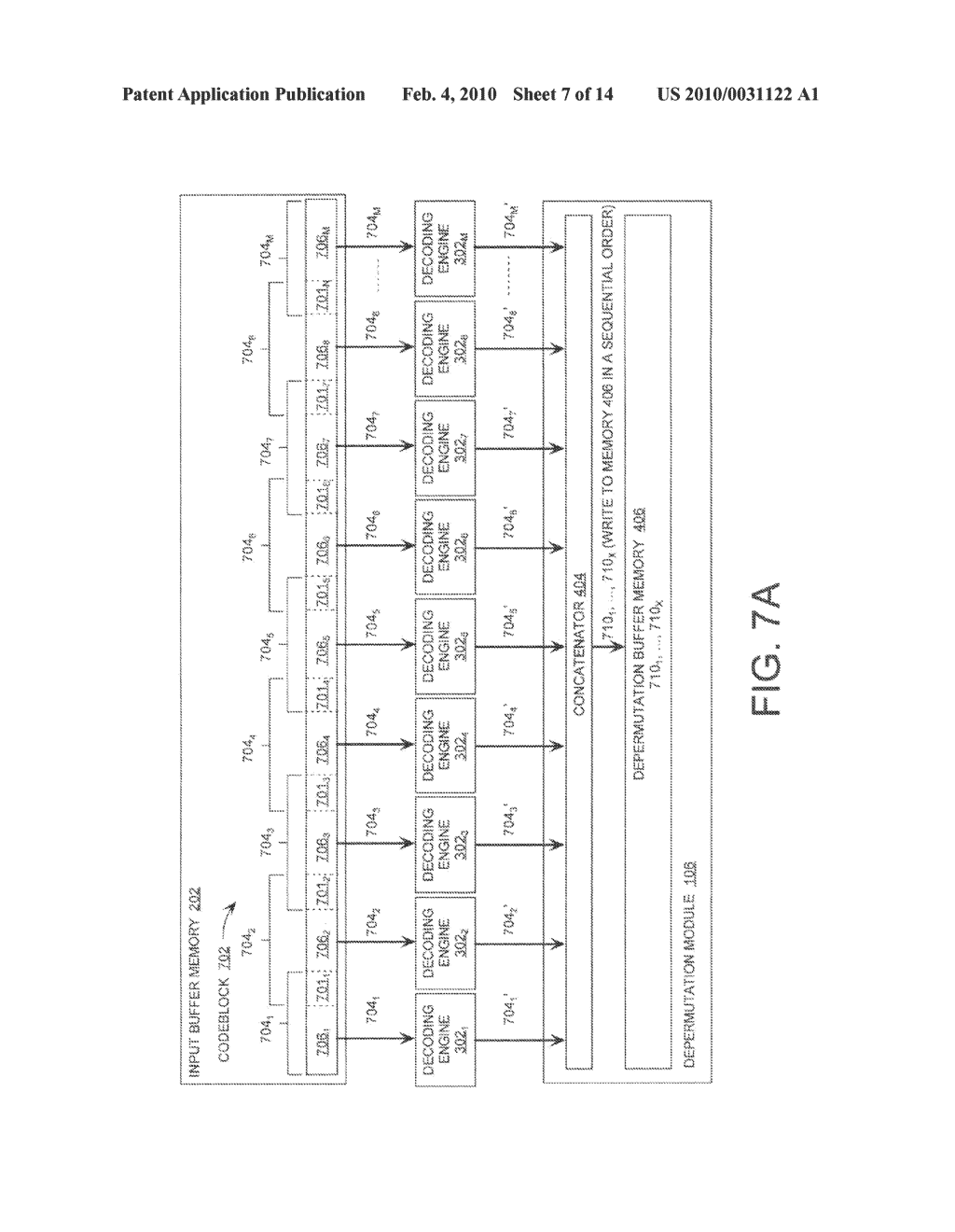 Serially Concatenated Convolutional Code Decoder with a Constrained Permutation Table - diagram, schematic, and image 08