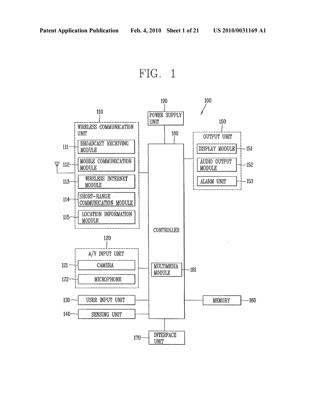 MOBILE TERMINAL AND IMAGE CONTROL METHOD THEREOF - diagram, schematic, and image 02