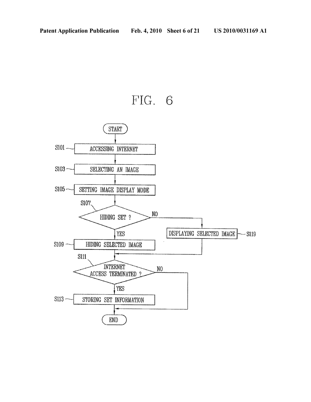 MOBILE TERMINAL AND IMAGE CONTROL METHOD THEREOF - diagram, schematic, and image 07