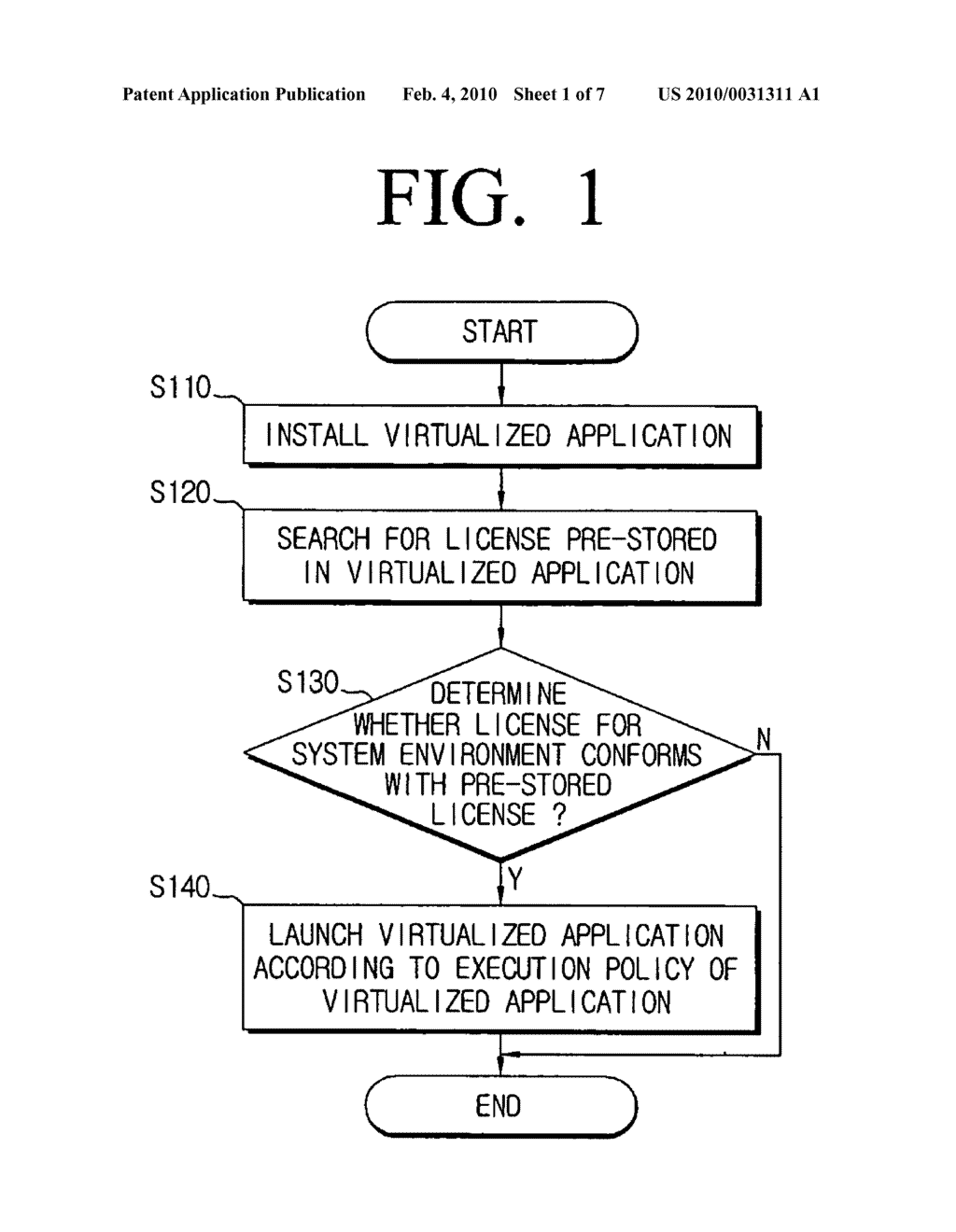 Method of executing virtualized application able to run in virtualized environment - diagram, schematic, and image 02