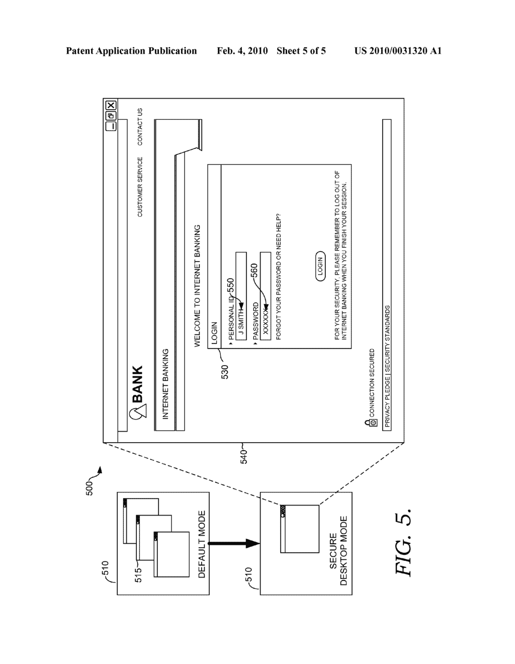 USER INDICATOR SIGNIFYING A SECURE MODE - diagram, schematic, and image 06