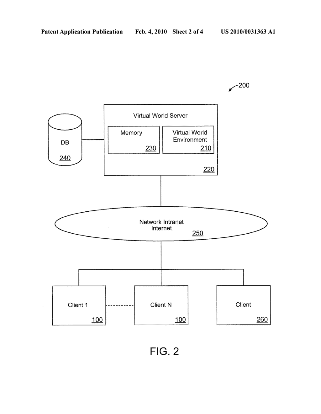 METHOD AND SYSTEM FOR USER DEFINED LOCAL STORAGE OF INFORMATION AND OBJECTS IN A VIRTUAL WORLD - diagram, schematic, and image 03