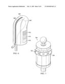 Portable golf ball damage repair device diagram and image