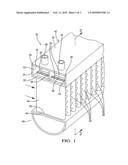 Cross-counterflow heat exchanger assembly diagram and image