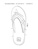 FOOTWEAR SOLE WITH A REMOVABLE HEEL INSERT diagram and image