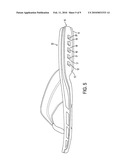 FOOTWEAR SOLE WITH A REMOVABLE HEEL INSERT diagram and image