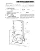 Advertising support with illuminated magnifier diagram and image