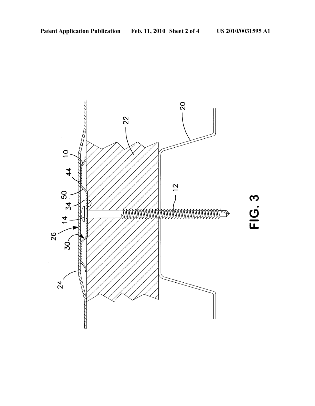 Roofing plate, installation and method therefor - diagram, schematic, and image 03