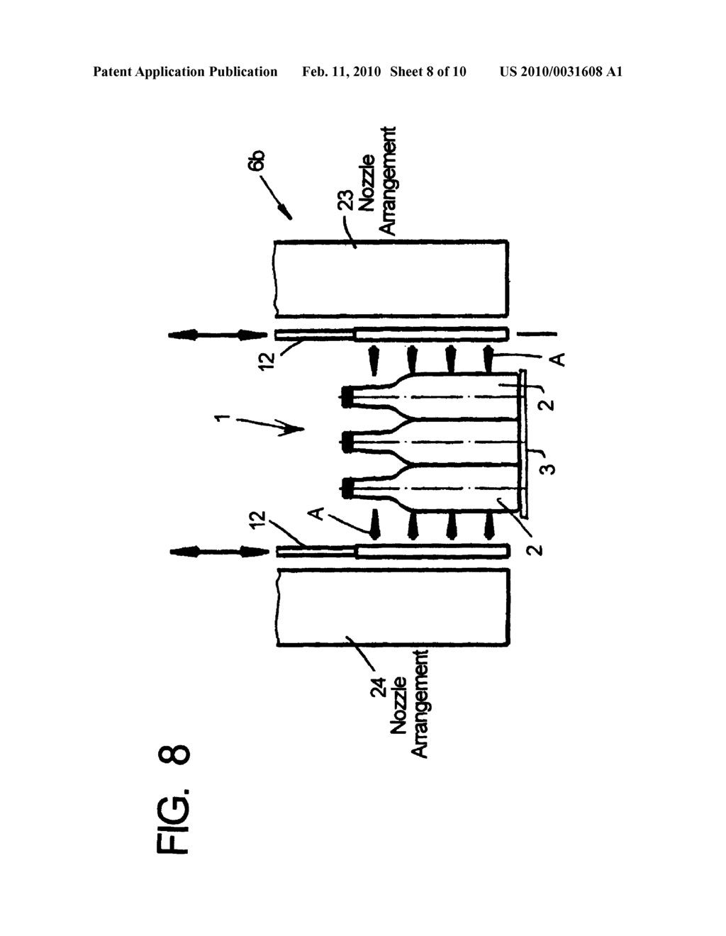 METHOD OF SHRINK WRAPPING PACKS OF CONTAINERS AND A SHRINK-WRAPPING ARRANGEMENT FOR PERFORMING THE METHOD - diagram, schematic, and image 09