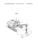 HYDRAULIC FLOW SHARING SYSTEM FOR EXCAVATING AND PIPE LAYING WORK diagram and image