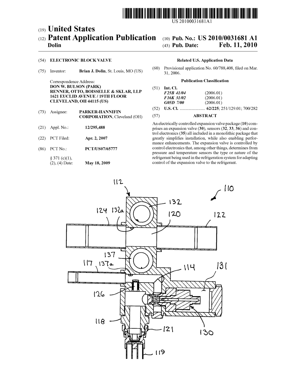 ELECTRONIC BLOCK VALVE - diagram, schematic, and image 01