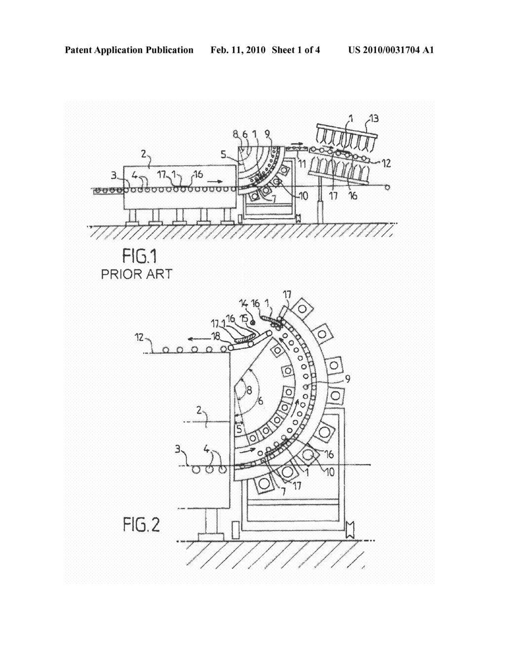 METHOD AND MACHINE FOR THE PRODUCTION OF CONVEX GLASS SHEETS - diagram, schematic, and image 02