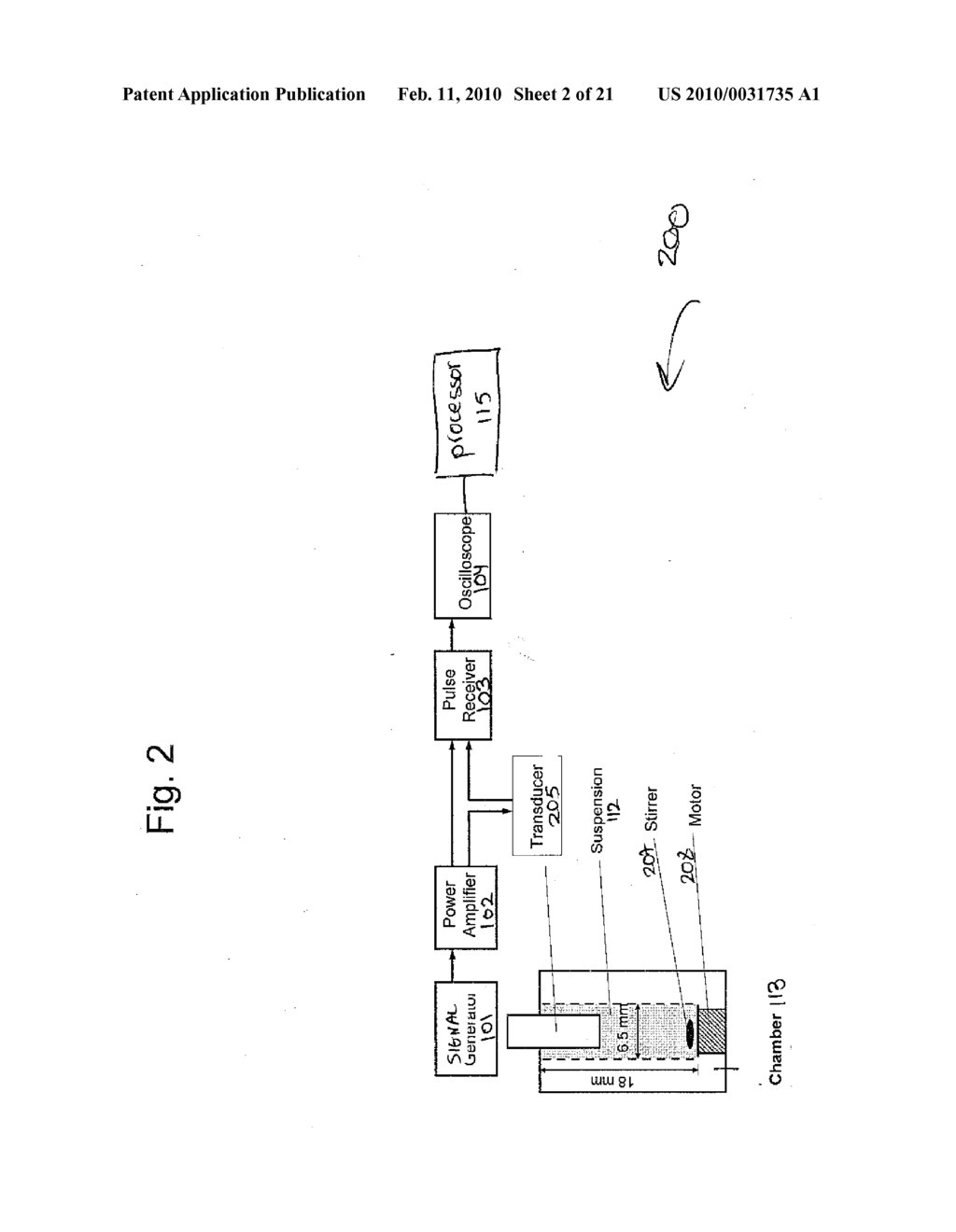 SYSTEM AND METHOD FOR ULTRASONIC MEASURING OF PARTICLE PROPERTIES - diagram, schematic, and image 03