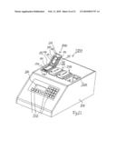  SAMPLE HANDLING DEVICE FOR AND A METHOD OF HANDLING A SAMPLE diagram and image