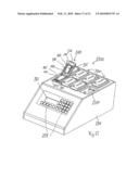  SAMPLE HANDLING DEVICE FOR AND A METHOD OF HANDLING A SAMPLE diagram and image