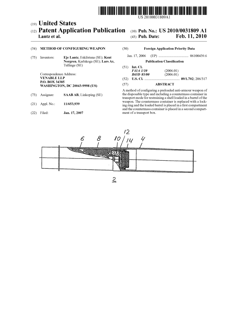 METHOD OF CONFIGURING WEAPON - diagram, schematic, and image 01