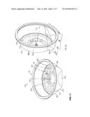 Food container liquid isolation diagram and image