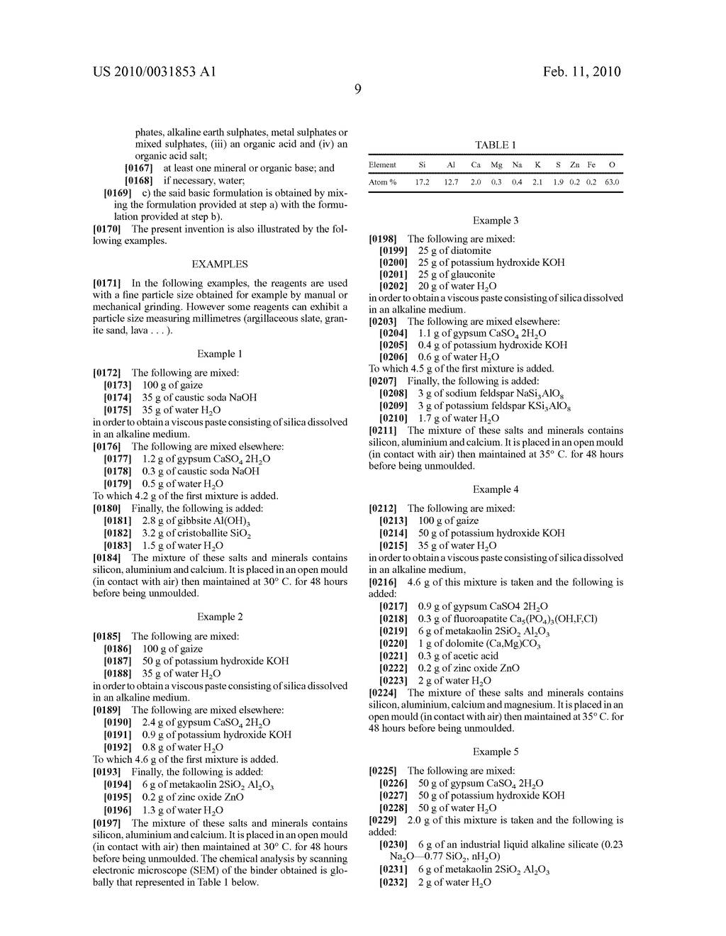 METHOD OF PRODUCING A SOLID MINERAL MATERIAL - diagram, schematic, and image 10