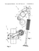 VALVE DRIVE FOR AN INTERNAL COMBUSTION ENGINE, IN PARTICULAR WITH A DECOMPRESSION BRAKE diagram and image