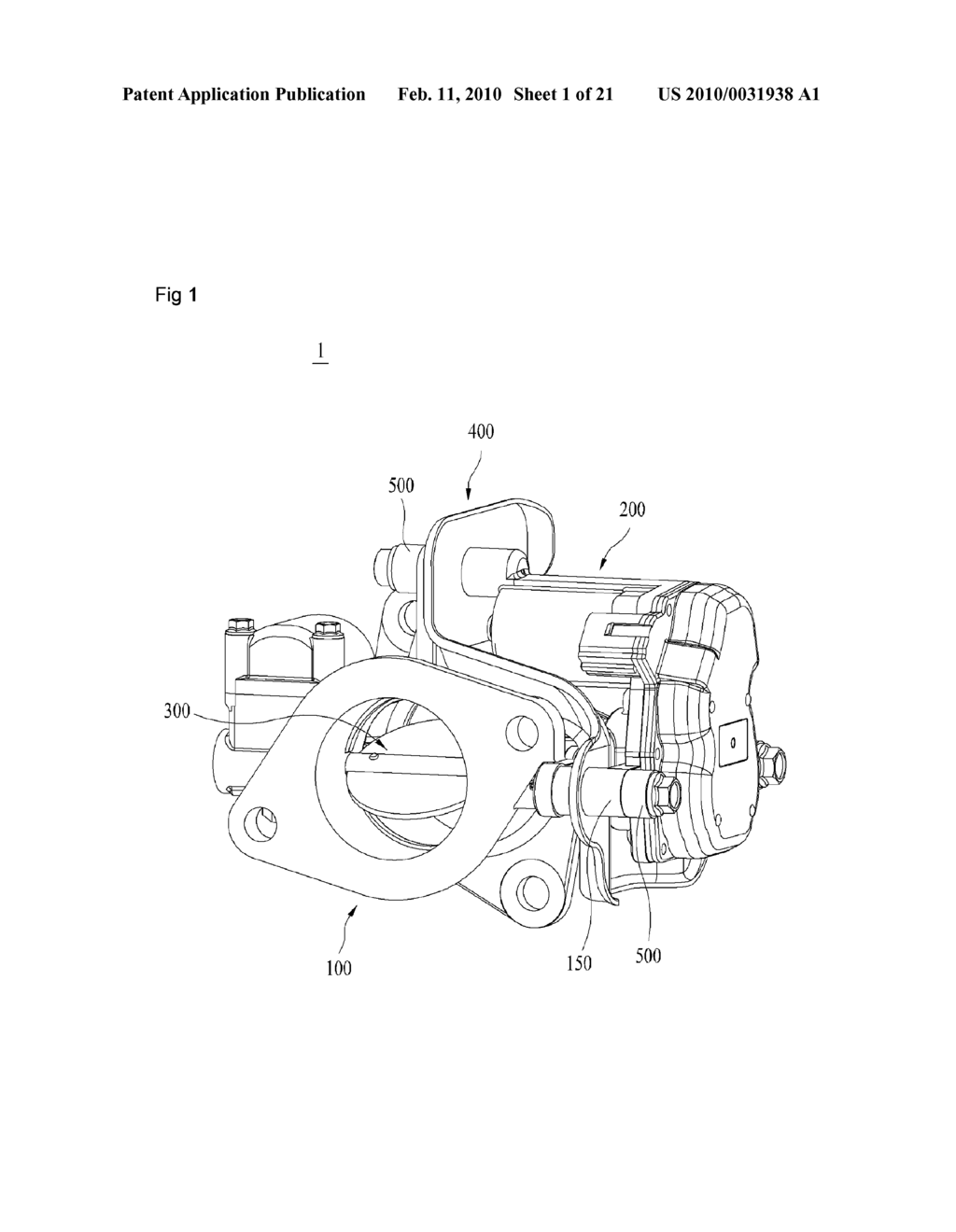 EXHAUST GAS RECIRCULATION VALVE FOR VEHICLE - diagram, schematic, and image 02