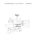 TENSIONING DEVICE FOR A CONVEYOR DEVICE diagram and image