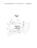 TENSIONING DEVICE FOR A CONVEYOR DEVICE diagram and image