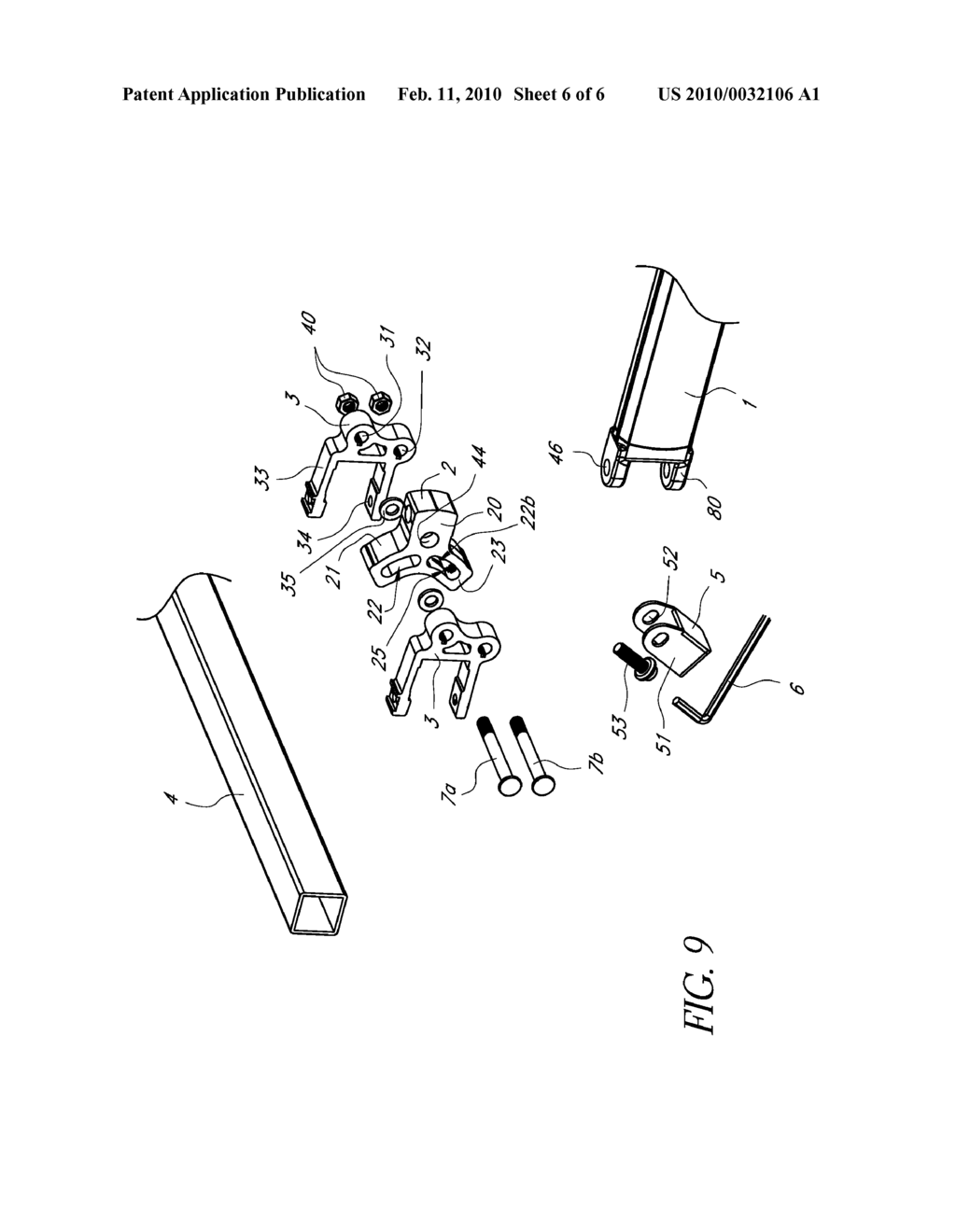 ADJUSTABLE AWNING SUPPORT JOINT - diagram, schematic, and image 07