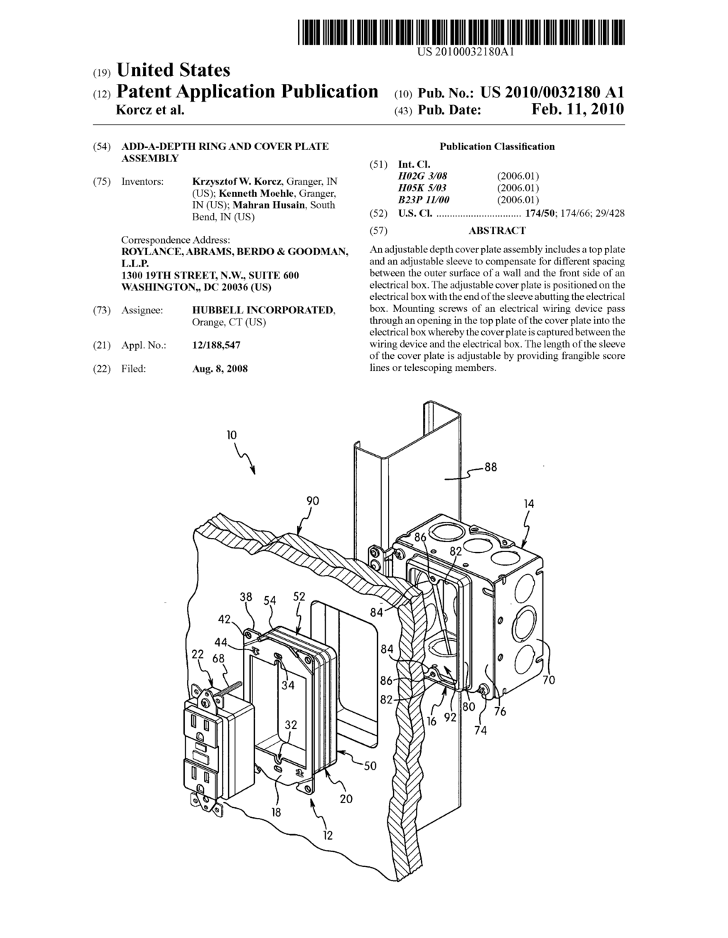 Add-a-depth ring and cover plate assembly - diagram, schematic, and image 01