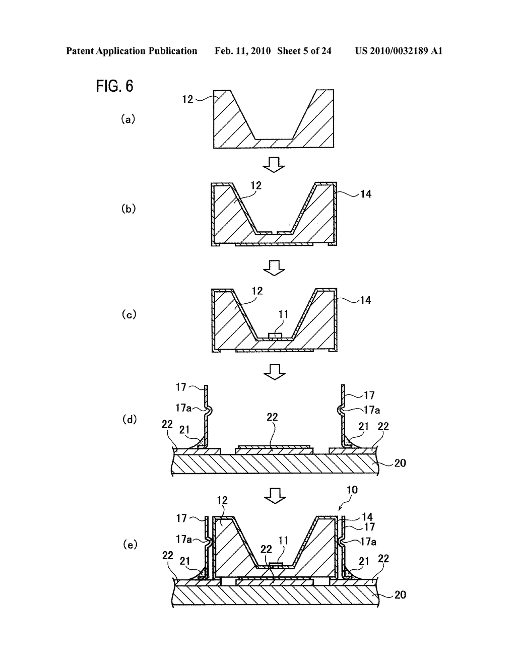 LED PACKAGE AND ATTACHMENT STRUCTURE OF MOLDED CIRCUIT COMPONENT - diagram, schematic, and image 06